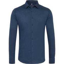 Desoto Shirt Non Iron Modern Kent Indigo Dark