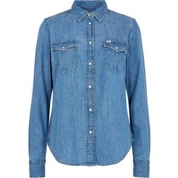 Lee Chemise Western Shirt Mid Stone Taille - Bleu