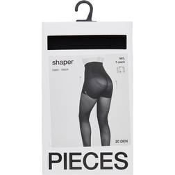 Pieces 20 Denier Tights - Schwarz