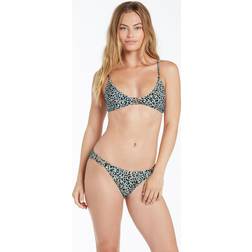 Volcom Women's Just Spotted Vneck Bikini Top AQUA