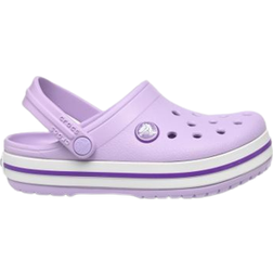 Crocs Toddler's Crocband Clog - Lavender/Neon Purple