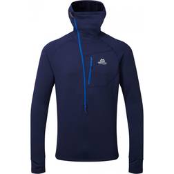 Mountain Equipment Eclipse Hooded Mens Zip T - Medieval Blue