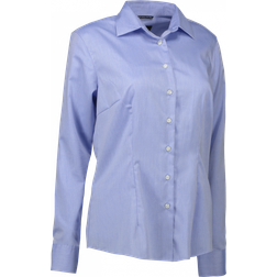Seven Seas Fine Twill Skjorta - Ljus Blå