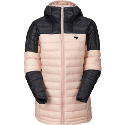 Sweet Protection Crusader Down Hooded Jacket - Colorblock/Rot