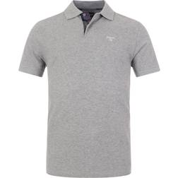 Barbour Pique Polo T Shirt - Grey