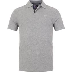 Barbour Tartan Pique Polo - Sky Marl
