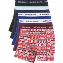 Björn Borg 5-pack Boxers Navy/red Retro Mix Flerfargad, Kalsonger & och färg