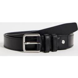 Selected Nate Leather Belt - Schwarz