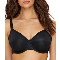 Fantasie Reggiseno a balconcino senza cuciture con ferretto per donna Smoothing - Noir