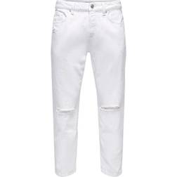 Only & Sons Onsavi Beam Crop Damag PK2310 Jeans Denim