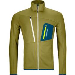 Ortovox Merino Fleece Grid Jacket - Pacific Green