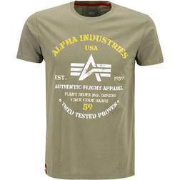 Alpha Industries Authentic Print Camiseta - Verde