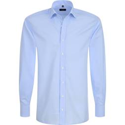 Eterna Regular Fit Businesshemd aus Popeline - Bleu