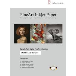 Hahnemuhle Testpaket Matte FineArt textured, A4, flera olika papperstyper