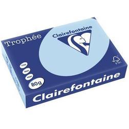 Clairefontaine Lyseblåt A4 Papir 80g print og kopi 500ark, Azurblå 1798