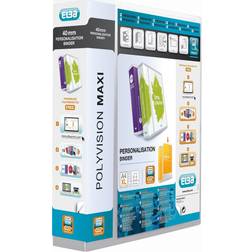 Vision Indstiksringbind Elba MaxiVision A4 40mm, transparent