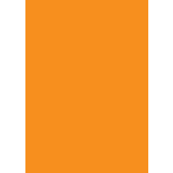 Büngers Färgat papper A4 130g orange 50/fp