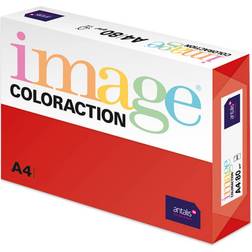 Image Coloraction kulørt kopipapir A4 160g CO44 Coral Red Chile
