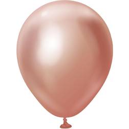 Latexballoner Mini Krom Roséguld 25-stk