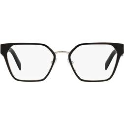 Prada PR 63WV 1AB1O1, including lenses, RECTANGLE Glasses, FEMALE