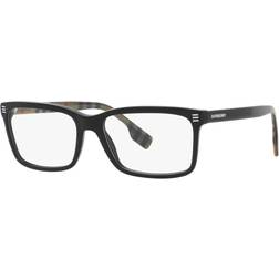 Burberry BE 2352 3773, including lenses, RECTANGLE Glasses, MALE