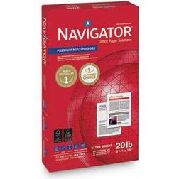 Navigator Premium Multipurpose Paper, 97 Brightness, 20lb, 8-1/2x14, White, 5000/Carton