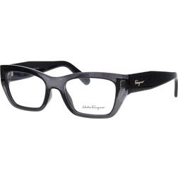 Ferragamo SF 2922 023 Transparent Dark Grey