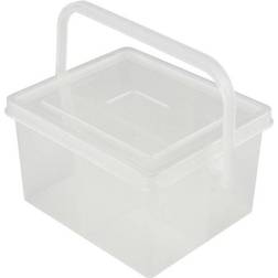 TRU Components boîte de rangement séparations fixes TC-QBS-400 B203 1593478 (l x l x h) 135 x 110 x 80 mm nombre de comp