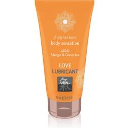 Shiatsu Love Lubricant Edible Mango And Green Tea 75ml Water-Based