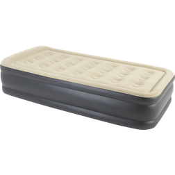 Avenli Inflatable Mattresses Twin Flocked Radip Air High Rise Beige