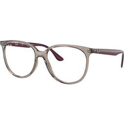 Ray-Ban RB4378V Bordeaux Montuur Helder Glazen gepolariseerd 54-16