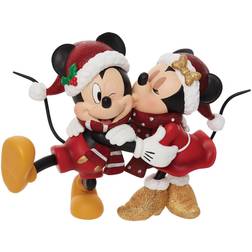 Disney Holiday Mickey Mouse and Minnie Mouse Statue