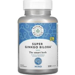 Natural Balance Super Ginkgo Biloba, 100 Capsules