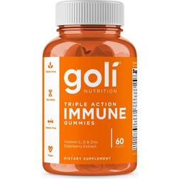 Goli Nutrition Triple Action Immune Gummies 60 Gummies 60 Stk.