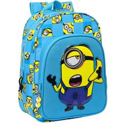 MINIONS "Skolryggsäck Minionstatic Blå (26 x 34 x 11 cm)