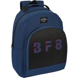 Safta BlackFit8-Mochila Escolar BlackFit8 Urban Negro Azul marino (32 x 42 x 15 cm)