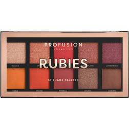 ProFusion Palette Rubies Eyeshadow 10 Shades