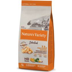 Pack 2 x 7 kg Nature's Variety Selected Kitten Pienso Para Gato De Pollo Campero