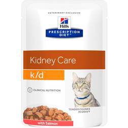 Prescription Diet K/D Kidney Pour Chat au Saumon 12 x 85 g