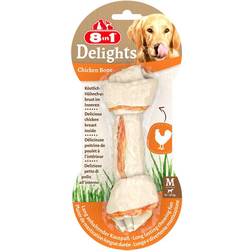 8in1 Chicken Bone Snacks, Hund, Kylling