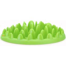 Northmate Green Slow Feeder Ciotola L 40 x P 30 x H 10 cm