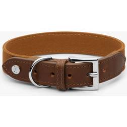 Denjo Dogs Signature Hundhalsband Brown/Mustard XS-S