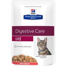 Hill's Prescription Diet i/d Digestive Care Saquetas Para Gatos 24 x 85 g (Salmóo)