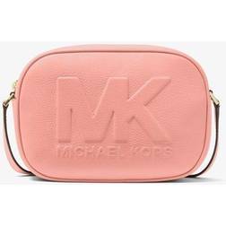 Michael Kors Jet Set Medium Embossed Pebbled Leather Crossbody Bag