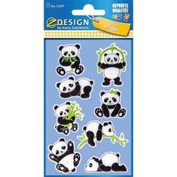 AVERY Zweckform Design Glossy Stickers Pandas