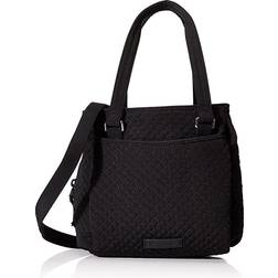 Vera Bradley Microfiber Mini Multi-Compartment Crossbody Bag - Classic Black