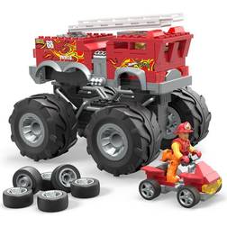 Mattel Mega Construx 5-Alarm Fire Truck Monster Truck and ATV