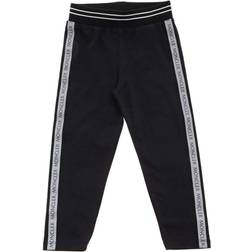 MarMar Copenhagen Enfant Pantalone Neonato Nero con Bande Laterali