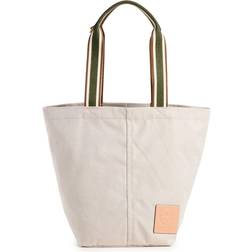 Tory Burch Gracie Canvas Tote Bag - Natural