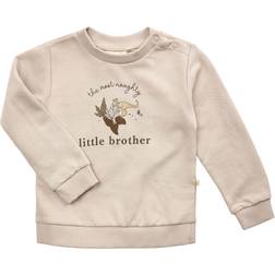 That's Mine Kellie Little Brother Sweatshirt - Grey/Oatmeal